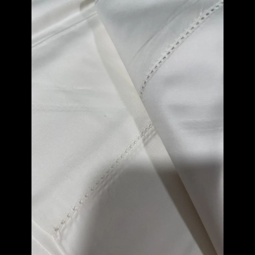 NIB [ QUEEN ] 600TC Cotton Extra Deep Flat‎ Sheet for Hudson Park